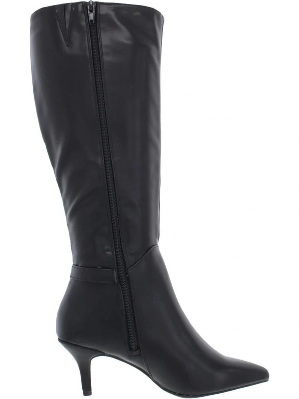 Charter Club Black Over-the-Knee Pointed-Toe Stiletto Boot
